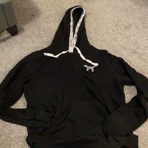 Black pink hoodie